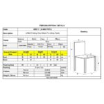 LINDA Καρέκλα Πτυσσόμενη Βαφή Γκρι, Pvc Μαύρο 43x46x80cm - Image 9