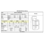 CAPRICE Σκαμπό BAR-Pro με Πλάτη Στοιβαζόμενο, Μέταλλο Βαφή Άσπρο 46x53x74/102cm - Image 9