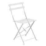 ΖΑΠΠΕΙΟΥ Pantone Καρέκλα Κήπου-Βεράντας, Πτυσσόμενη, Μέταλλο Βαφή Άσπρο 40x51x77cm - Image 8