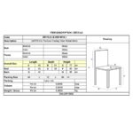 ΖΑΠΠΕΙΟΥ Pantone Καρέκλα Κήπου-Βεράντας, Πτυσσόμενη, Μέταλλο Βαφή Άσπρο 40x51x77cm - Image 9