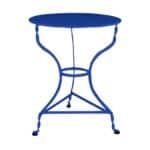 ΠΑΡΑΔΟΣΙΑΚΟ Τραπέζι - K/D - Μέταλλο Βαφή Μπλε Φ60x71cm - Image 6