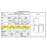 MARTIN Καρέκλα Metal Cross Ξύλο, PP Μαύρο Μονταρισμένη Ταπετσαρία 49x56x82cm - Image 9