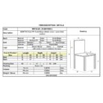 MARTIN Καρέκλα Metal Cross, Ξύλο PP Sand Beige, Μονταρισμένη Ταπετσαρία 49x56x82cm - Image 9