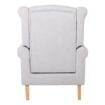 ROSY Πολυθρόνα - Μπερζέρα Φυσικό, Ύφασμα Εκρού 76x80x103cm - Image 16