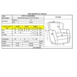 SPACE Πολυθρόνα Massage Σαλονιού - Καθιστικού PU Μαύρο 88x93x102cm - Image 9