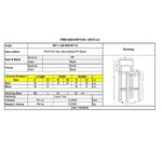 PENTOS Σκαμπό BAR, Μέταλλο Βαφή Μαύρο, PP Μαύρο 49x46x76/83cm - Image 9