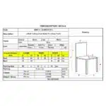 LINDA Καρέκλα Πτυσσόμενη Βαφή Γκρι, Pvc Άσπρο 43x46x80cm - Image 9