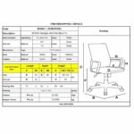 BF6400 Πολυθρόνα Διευθυντή Μέταλλο Χρώμιο, PU Μαύρο 64x66x110/118cm - Image 9