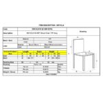 ART Wood Καρέκλα Τραπεζαρίας - Κουζίνας, Πόδια Οξιά, Κάθισμα PP Γκρι - 1 Step K/D 46x52x82cm - Image 12