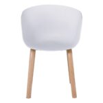 OPTIM Πολυθρόνα Μέταλλο Βαφή Φυσικό, PP Άσπρο 54x51x79cm - Image 15