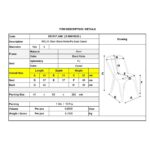 RELIX Καρέκλα-Pro, Στοιβαζόμενη, Μέταλλο Βαφή Μαύρο Matte, Pu Camel 45x51x82cm - Image 9