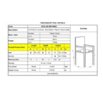 ACAPULCO Πολυθρόνα Μέταλλο Βαφή Μαύρο, Rattan Άσπρο 70x69x81cm - Image 3