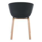 OPTIM Πολυθρόνα Μέταλλο Βαφή Φυσικό, PP Μαύρο 54x51x79cm - Image 17