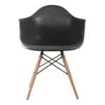 ALEA Wood Πολυθρόνα Ξύλο, ΡΡ Μαύρο 62x58x81cm - Image 8