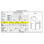 ALEA Wood Πολυθρόνα Ξύλο, ΡΡ Μαύρο 62x58x81cm - Image 9