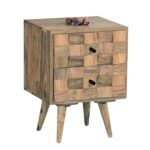 TEKA Κομοδίνο Ξύλο Ακακία Φυσικό 40x35x55cm - Image 6