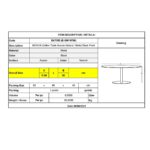 MOVVA Τραπεζάκι Σαλονιού Καθιστικού, Μέταλλο Βαφή Μαύρο, Ξύλο Ακακία Φυσικό Φ90xH.36cm - Image 9