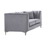 PARSON Kαναπές 2Θέσιος Σαλονιού - Καθιστικού, Ύφασμα Velure Απόχρωση Σκούρο Γκρι 162x87x79cm - Image 8