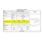 MIDLAND Πολυθρόνα Σαλονιού - Καθιστικού, Ύφασμα Velure Απόχρωση Petrol 93x86x77cm - Image 9