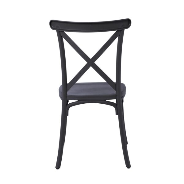 DESTINY Καρέκλα Πολυπροπυλένιο (PP), Απόχρωση Ανθρακί, Στοιβαζόμενη 48x51x90cm - Image 14