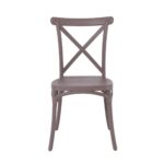 DESTINY Καρέκλα Πολυπροπυλένιο (PP), Απόχρωση Καφέ Mocha, Στοιβαζόμενη 48x51x90cm - Image 15