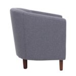 BOGA Πολυθρόνα Σαλονιού Καθιστικού, Ύφασμα Γκρι 75x73x74cm - Image 16