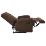 JULIA Πολυθρόνα Relax Σαλονιού - Καθιστικού, Ύφασμα Καφέ 93x90x100cm - Image 18