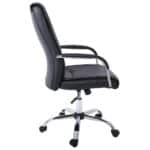 BF5100 Πολυθρόνα Διευθυντή Βάση Μέταλλο Χρώμιο - PU Μαύρο 60x70x104/114cm - Image 13