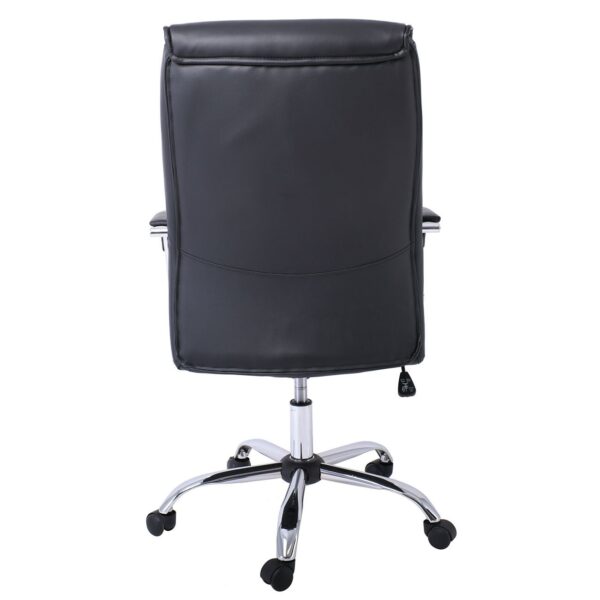 BF5100 Πολυθρόνα Διευθυντή Βάση Μέταλλο Χρώμιο - PU Μαύρο 60x70x104/114cm - Image 14