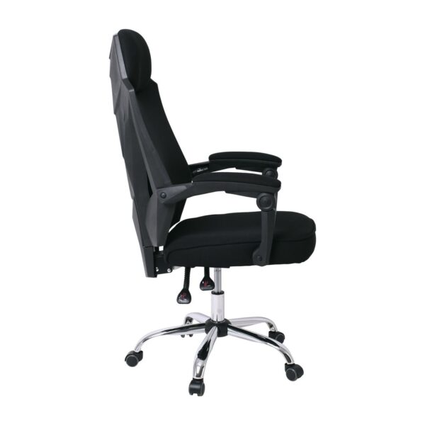 BF9450 Πολυθρόνα Relax Γραφείου Διευθυντή, Βάση Χρώμιο, PP Μαύρο, Mesh Μαύρο 65x64x118/126cm - Image 16