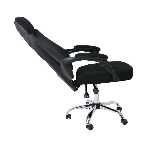 BF9450 Πολυθρόνα Relax Γραφείου Διευθυντή, Βάση Χρώμιο, PP Μαύρο, Mesh Μαύρο 65x64x118/126cm - Image 18