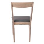 RINGO Καρέκλα Τραπεζαρίας Κουζίνας Smoke Beech, Ύφασμα Γκρι 46x54x87cm - Image 15