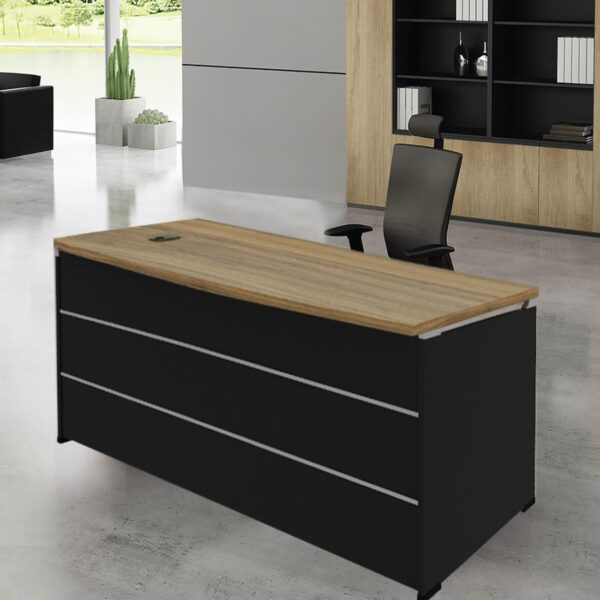 PROJECT Γραφείο Απόχρωση Sonoma - Γκρι 180x80x75cm - Image 10