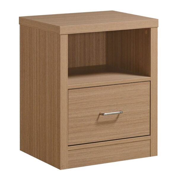 CALIBER Κομοδίνο με 1 Συρτάρι + 1 Ράφι, Απόχρωση Sonoma Oak 47x39x60cm - Image 6