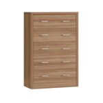 CALIBER Συρταριέρα με 5 Συρτάρια - Απόχρωση Sonoma Oak 80x39x120cm - Image 8