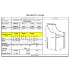 SALSA MAX Πολυθρόνα Μέταλλο Βαφή Μαύρο, Wicker Φυσικό, Μαξιλάρι Μπεζ 64x69x89cm - Image 21