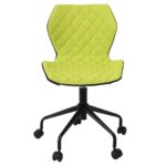 DAVID Καρέκλα Γραφείου PU Μαύρο, Ύφασμα Λαχανί, Βάση Μέταλλο Βαφή Μαύρο 48x50x78/88cm - Image 17