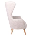 DOVELA Πολυθρόνα - Μπερζέρα Ύφασμα Εκρού 77x82x120cm - Image 15