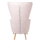 DOVELA Πολυθρόνα - Μπερζέρα Ύφασμα Εκρού 77x82x120cm - Image 16