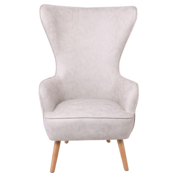 DOVELA Πολυθρόνα - Μπερζέρα Ύφασμα Εκρού 77x82x120cm - Image 17