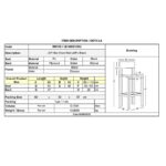 JOY Σκαμπό BAR με Πλάτη, Βάση Χρώμιο, Καρυδί - PU Μαύρο, Ρυθμιζόμενο Ύψος 58x51x62/92-83/113cm - Image 18