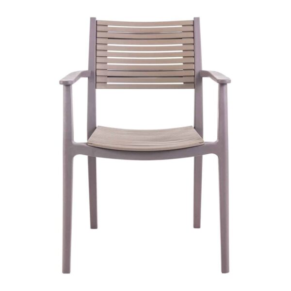 AKRON Πολυθρόνα PP-UV Sand Beige - Tortora 60x55x85cm - Image 17