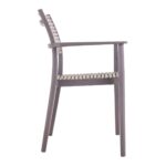 AKRON Πολυθρόνα PP-UV Sand Beige - Tortora 60x55x85cm - Image 18