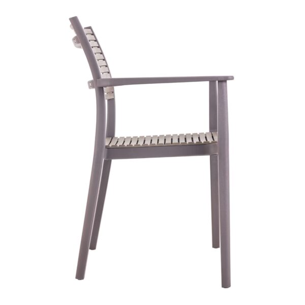 AKRON Πολυθρόνα PP-UV Sand Beige - Tortora 60x55x85cm - Image 18