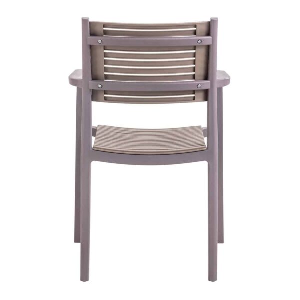 AKRON Πολυθρόνα PP-UV Sand Beige - Tortora 60x55x85cm - Image 19