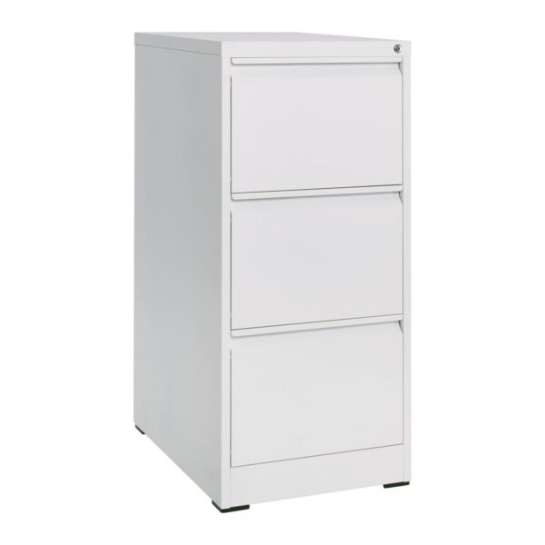 ΦΟΡΙΑΜΟΣ Αρχειοθέτησης Γραφείου 3 Συρτάρια, Μέταλλο Βαφή Άσπρο H.103 46x62x103cm - Image 8