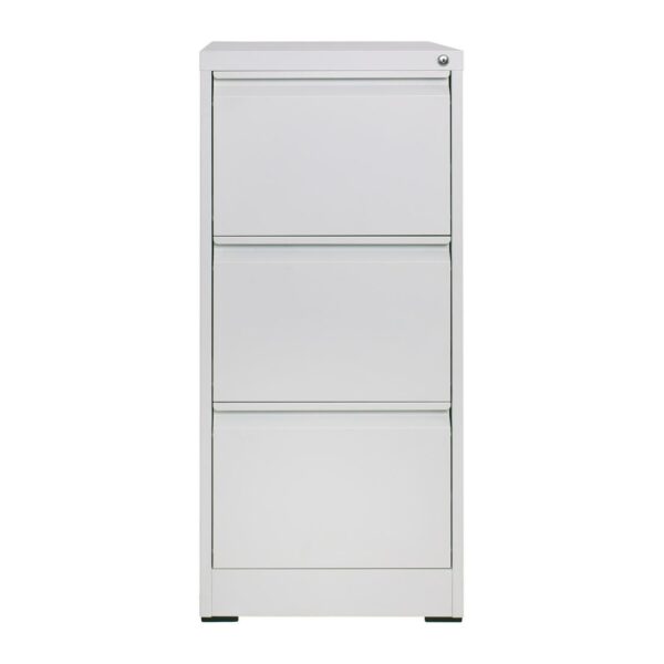 ΦΟΡΙΑΜΟΣ Αρχειοθέτησης Γραφείου 3 Συρτάρια, Μέταλλο Βαφή Άσπρο H.103 46x62x103cm - Image 9