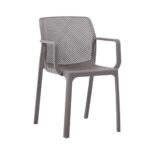 DORIAN Πολυθρόνα Κήπου Βεράντας PP-UV Sand Beige 54x55x83cm - Image 10