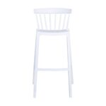 WEST Σκαμπό Bar, PP-UV Άσπρο 54x51x103cm - Image 17