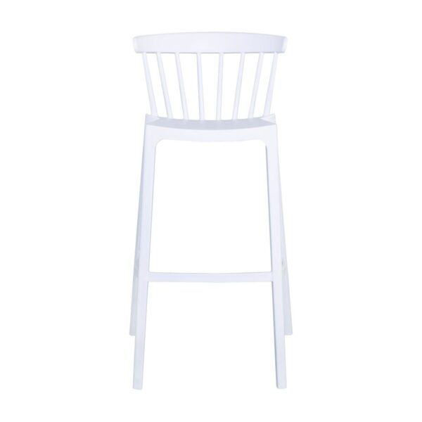 WEST Σκαμπό Bar, PP-UV Άσπρο 54x51x103cm - Image 17